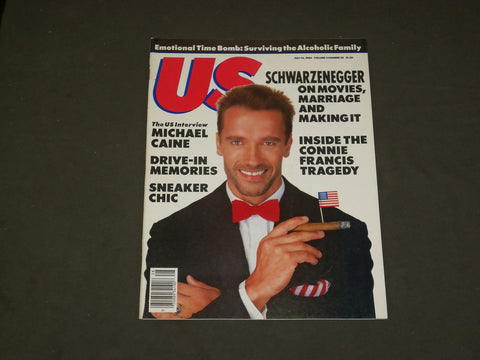 1986 JULY 14 US MAGAZINE - ARNOLD SCHWARZENEGGER COVER - B 3871