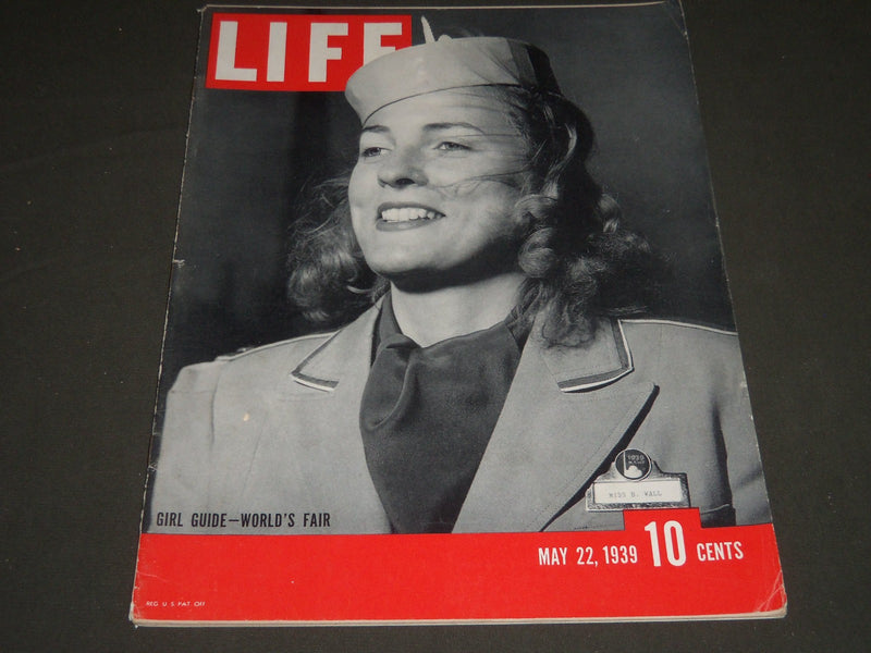 1939 MAY 22 LIFE MAGAZINE - WORLD'S FAIR GUIDE COVER - L 131