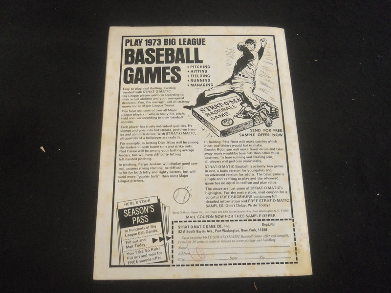1973 AUGUST ALL-STAR SPORTS MAGAZINE - STEVE CARLTON COVER - B 6348J