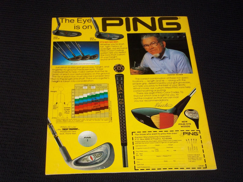 1981 MARCH 6 GOLF WORLD MAGAZINE - ANDY BEAN FRONT COVER - E 6857