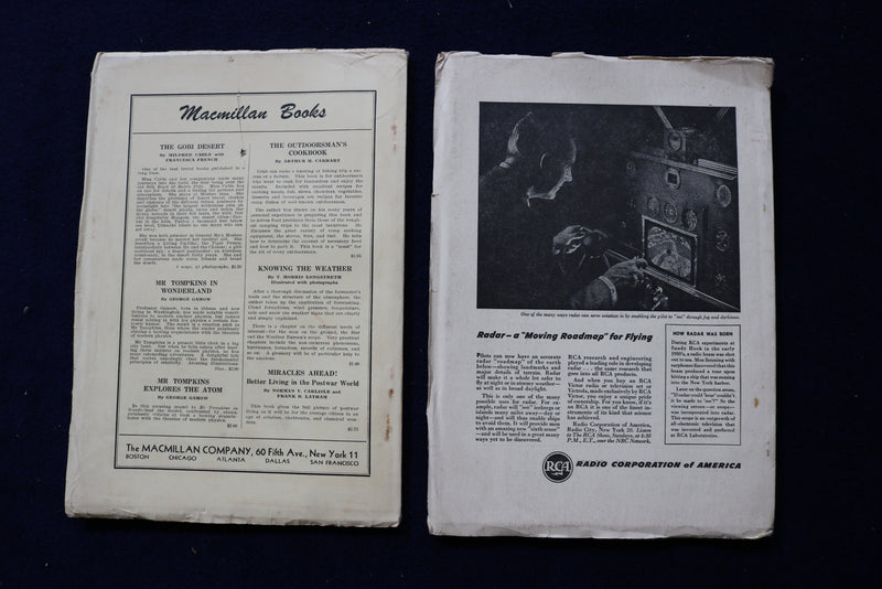 1941-1945 THE SCIENTIFIC MONTHLY MAGAZINE - LOT OF 10 - O 3582