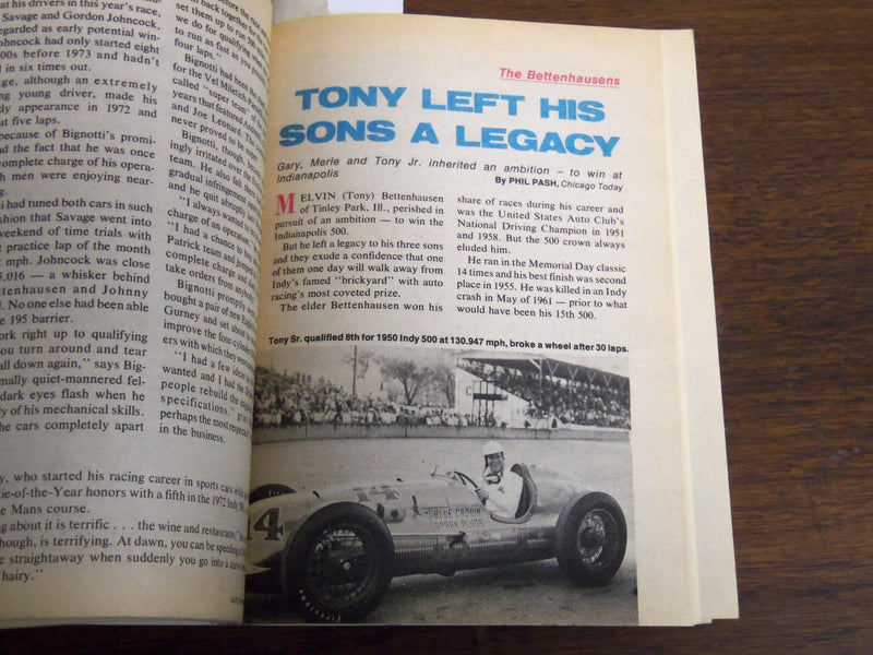 1973 SEPTEMBER AUTO RACING DIGEST MAGAZINE ISSUE NO. 2 - A. J. FOYT - K 1152