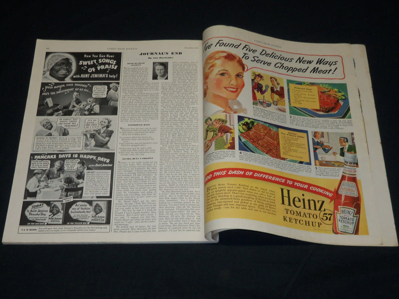 1939 DECEMBER LADIES HOME JOURNAL MAGAZINE - BEAUTIFUL FRONT COVER - F 325