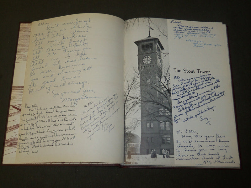 1956 THE TOWER STOUTE STATE COLLEGE YEARBOOK - MENOMONIE WISCONSIN - YB 1581