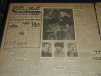 1908 NOVEMBER 29 THE BOSTON HERALD -TRAIN WRECK AT SOUTH BOSTON STATION - BH 216