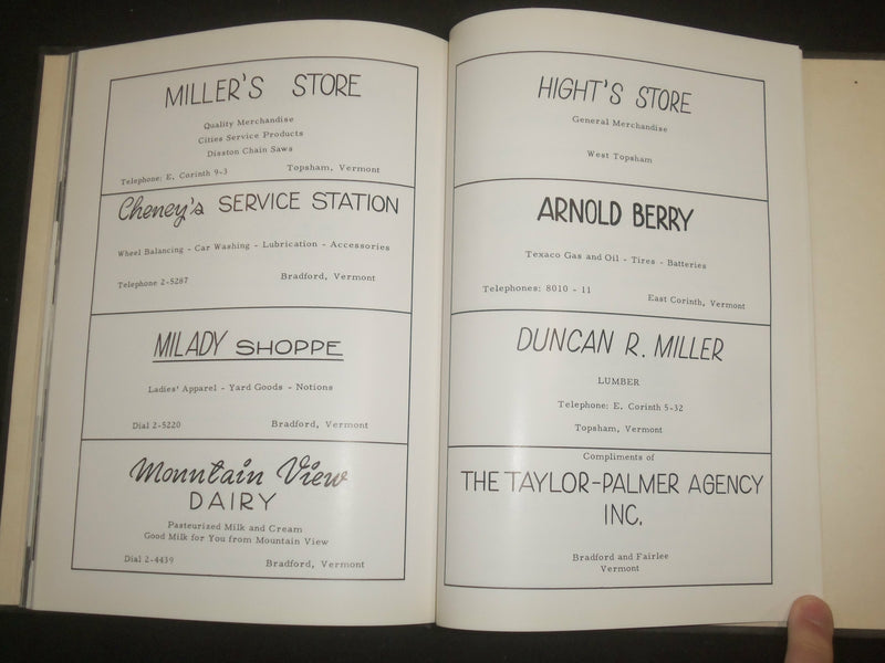 1954 BRADFORD ACADEMY YEARBOOK - BRADFORD, VERMONT - YB 2302