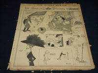 1908 BOSTON HERALD SUNDAY IN BLACK & WHITE SECTIONS LOT OF 7 - GOLDSMITH - UP 86