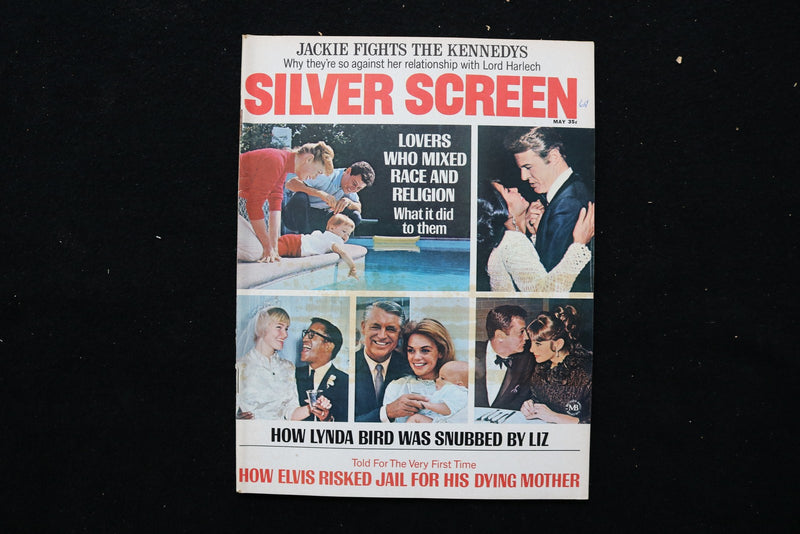 1968 MAY SILVER SCREEN MAGAZINE - CONNIE STEVENS & EDDIE FISHER COVER - E 25720