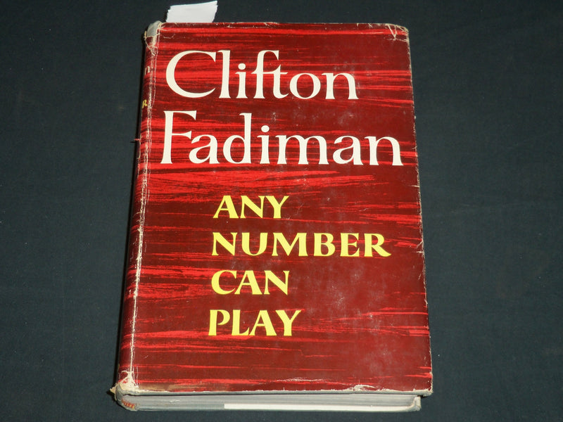1957 ANY NUMBER CAN PLAY 9 BOOK INSCRIBED BY CLIFTON FADIMAN - FIRST EDN - D 570