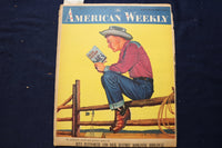1955 MAR 13 AMERICAN WEEKLY MAGAZINE - RITA HAYWORTH ARTICLE AND PHOTO - E 23267