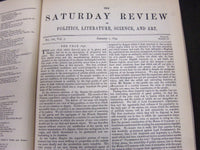 1859 JANUARY-JUNE SATURDAY REVIEW BOUND VOLUME NO. 7 - PUB. IN LONDON - R 1144
