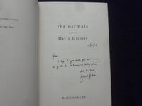 2004 THE NORMALS HARDCOVER BOOK BY DAVID GILBERT - AUTOGRAPHED - KD 8924