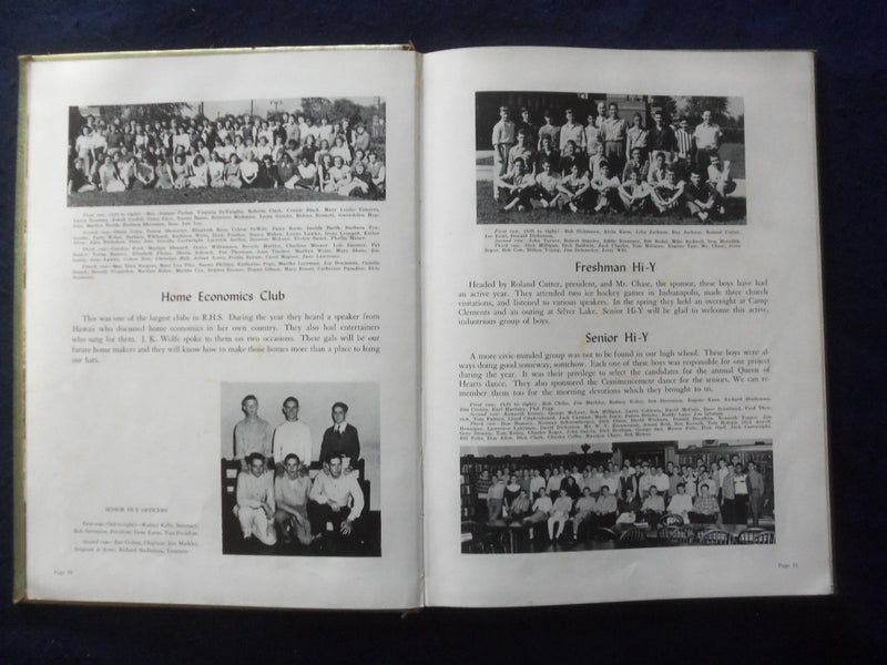 1950 PIERIAN RICHMOND HIGH SCHOOL YEARBOOK - RICHMOND, INDIANA - YB 1926M