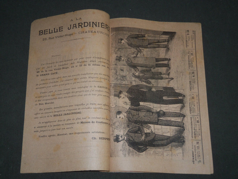1898 SPRING-SUMMER BELLE JARDINIERE VETEMENTS FRENCH CATALOGUE - FR 1068