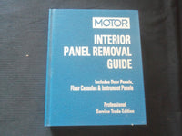 2002 MOTOR INTERNAL PANEL REMOVAL GUIDE - 1991-2002 HARDCOVER BOOK - R 734K