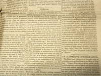 1848 CAMBRIDGE CHRONICLE NEWSPAPER LOT OF 4 ISSUES - MASSACHUSETTS - NP 3297K