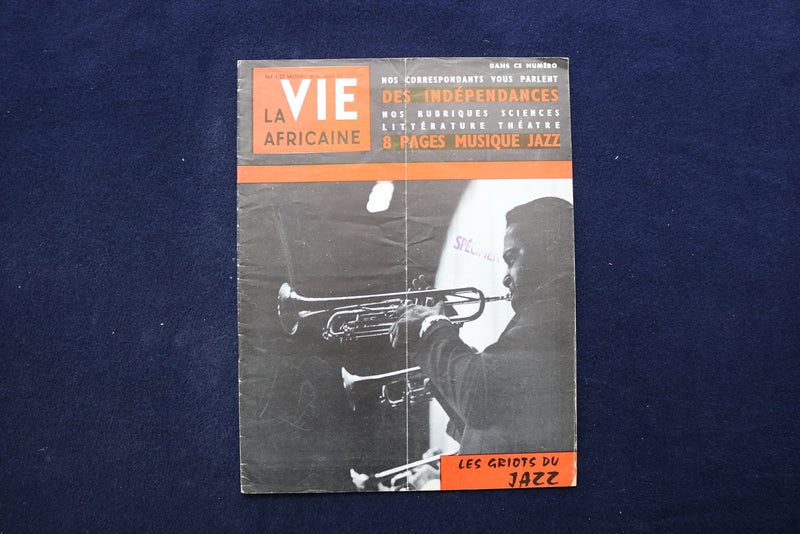 1960 JUL-AUG-SEP LA VIE AFRICAINE MAGAZINE - JAZZ COVER - FRENCH TEXT - E 11249