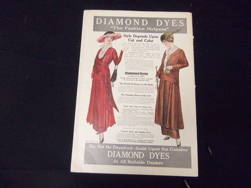 1915 MARCH PEOPLE'S HOME JOURNAL MAGAZINE - GREAT ILLUSTRATIONS & ADS - ST 1804