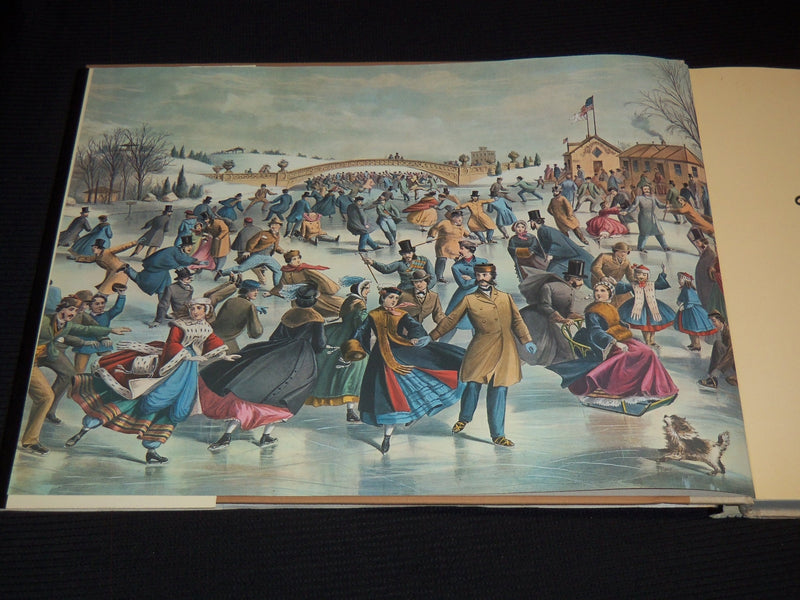 1968 THE WORLD OF CURRIER & IVES HARDCOVER BOOK BY ROY KING & DAVIS - R 731Y
