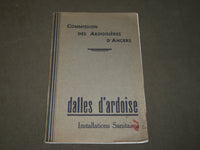 1930'S COMMISSION DES ARDOISIERES D'ANGERS D'ARDOISE FRENCH CATALOGUE - FR 1397