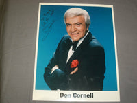 DON CORNELL 8 X 10 AUTOGRAPHED PHOTO - J 4038