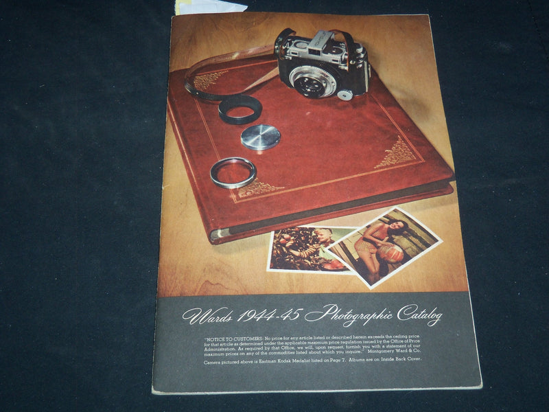 1944-1945 WARDS PHOTOGRAPHIC CATALOG - NICE PHOTOS - J 9137