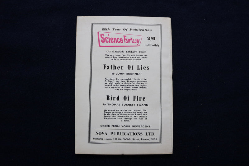 1962 MARCH NEW WORLDS SOFTCOVER DIGEST MAGAZINE - VOLUME 39, NUMBER 116 - K 449