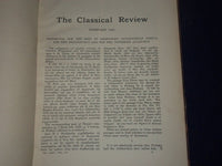 1895-1900 THE CLASSICAL REVIEW BOUND VOLUME LOT OF 2 - VOLUME 9 + 14 - KD 1186