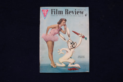 1956 FEBRUARY FILM REVIEW MAGAZINE - DEBBIE REYNOLDS COVER - E 19295