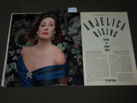 1989 FEBRUARY 12 NEW YORK TIMES MAGAZINE SECTION - ANJELICA HUSTON COVER- J 3108