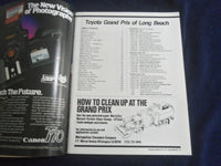 1985 APRIL 12-14 TOYOTA GRAND PRIX OF LONG BEACH RACING PROGRAM - SP 3744P