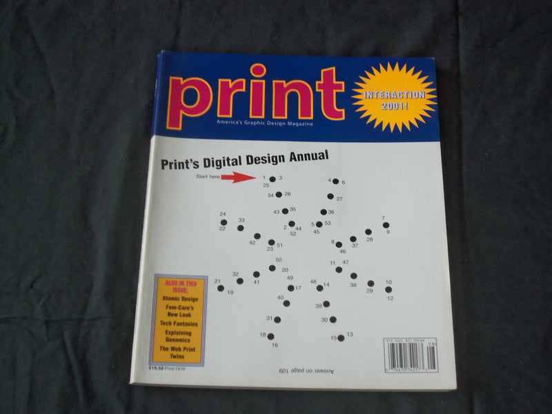 2001 PRINT MAGAZINE - AMERICA'S GRAPHIC DESIGN MAGAZINE - RC 889
