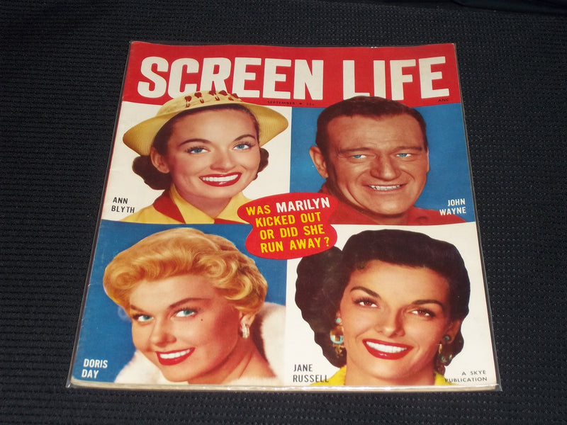 1954 SEPTEMBER SCREEN LIFE MAGAZINE - JOHN WAYNE FRONT COVER - E 15053