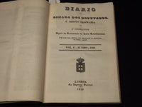 1850 MAY-JULY DIARIO DA CAMARA DOS DEPUTADOS VOLUME LOT OF 2 - LISBOA - KD 2016J