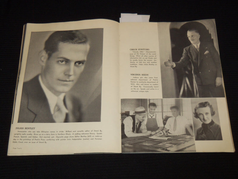 1936 WLS FAMILY ALBUM PUBLISHED BY THE PRAIRIE FARMER - SOFTCOVER - J 7280