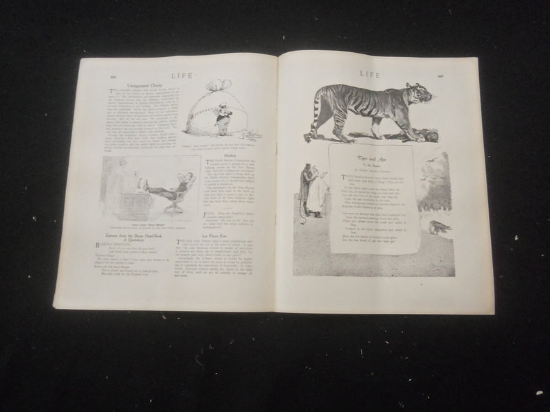 1916 MARCH 9 LIFE MAGAZINE - THE PARTY WIRE - L 762W