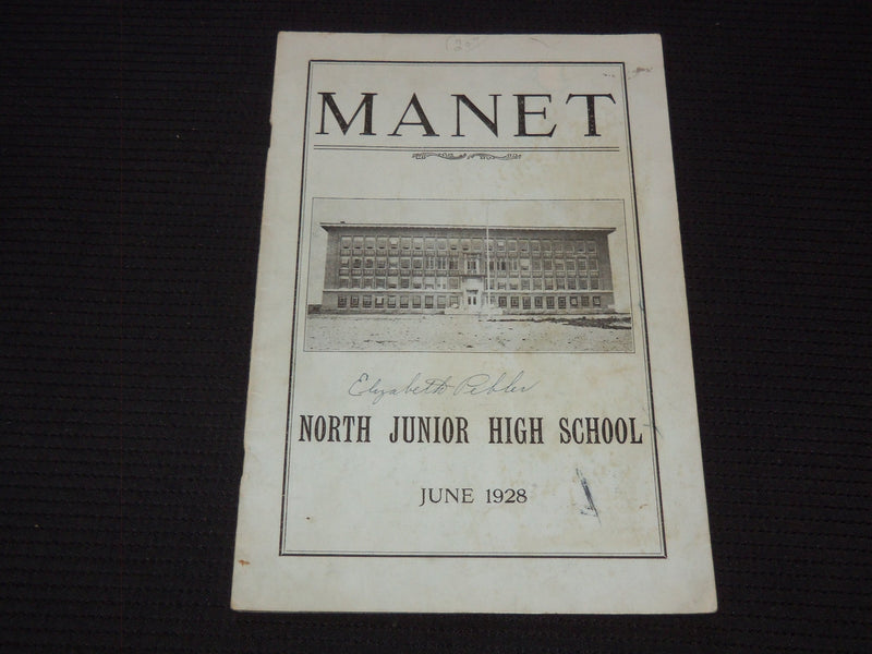 1928 MANET NORTH JUNIOR HIGH SCHOOL MAGAZINE - QUINCY MASSACHUSETTS - J 7258