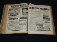 1900 JANUARY-JUNE LA PRESSE MEDICALE JOURNAL FRENCH BOUND VOLUME - KD 5905