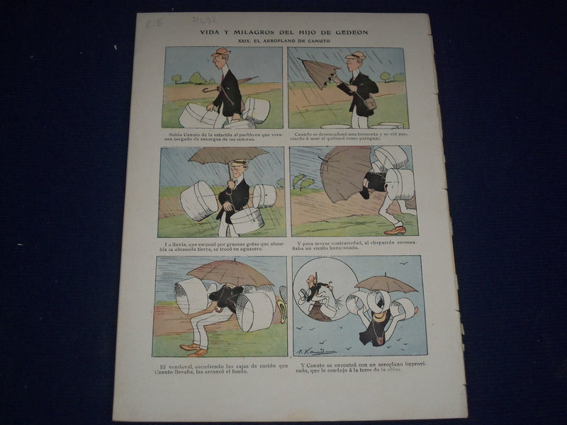 1908 JULY 18 BLANCO Y NEGRO SPANISH MAGAZINE - NICE ILLUSTRATIONS & ADS - J 1491