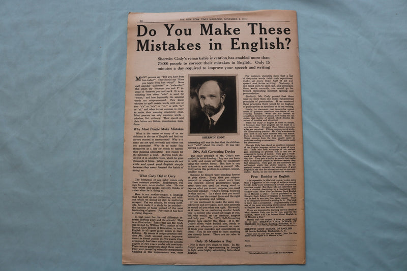 1931 NOV 8 THE NEW YORK TIMES MAGAZINE SECTION-GANDHI DISSECTS FORD IDEA-NP 9104
