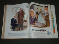 1946 MARCH ESQUIRE MAGAZINE - VARGAS ILLUSTRATION - COVER AND ADS - ST 5061