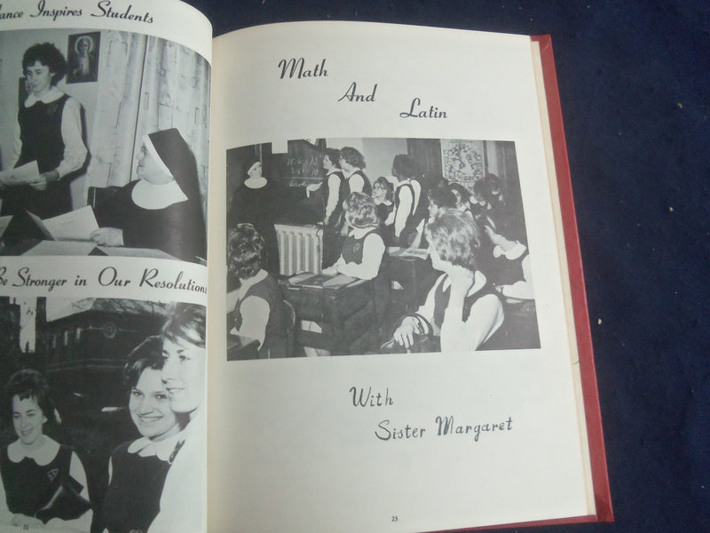 1964 REFLECTIONS SAINT JOSEPH ACADEMY YEARBOOK - MASSACHUSETTS - YB 2863