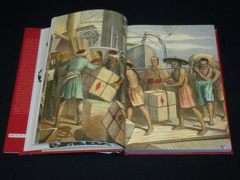 1991 RAFFLES THE STORY OF SINGAPORE HARDCOVER BOOK BY RAYMOND FLOWER - R 721T
