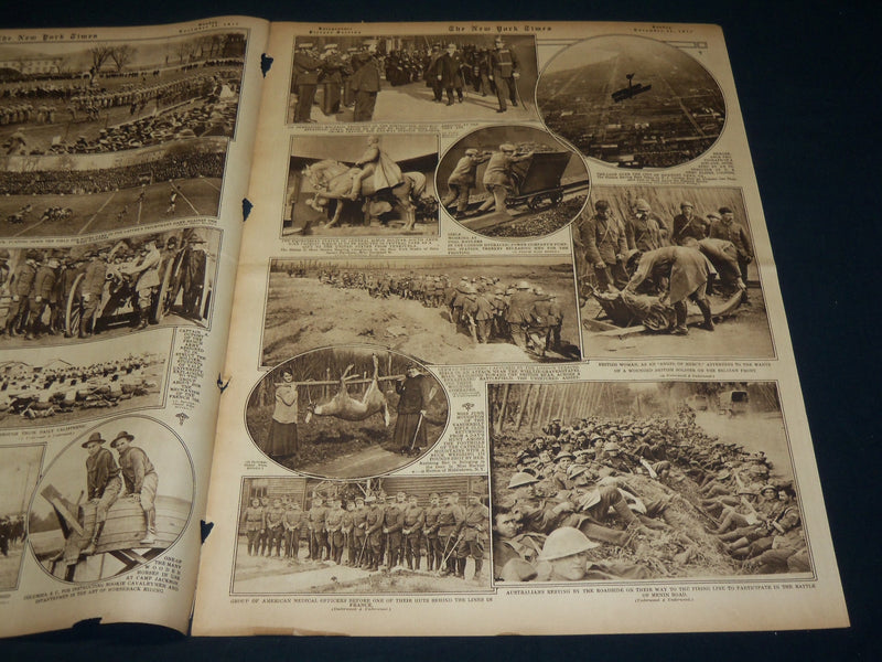 1917 NOVEMBER 11 NEW YORK TIMES PICTURE SECTION - WILSON AT PRINCETON - NT 9375