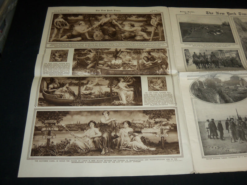 1915 MAY 2 NEW YORK TIMES PICTURE SECTION - FRENCH SOLDIERS - NP 5475