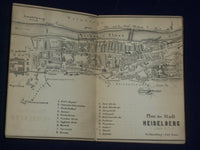 1870 GUIDE THROUGH HEIDELBERG AND ITS ENVIRONS WITH PLAN OF TOWN/CASTLE - J 4694