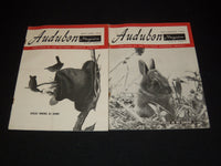 1955-1957 AUDUBON MAGAZINES LOT OF 14 - AUDUBON SOCIETY - NICE COVERS - WR 104N