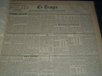 1929 JANUARY-MARCH LE TEMPS FRENCH NEWSPAPER BOUND VOLUME - VB 18