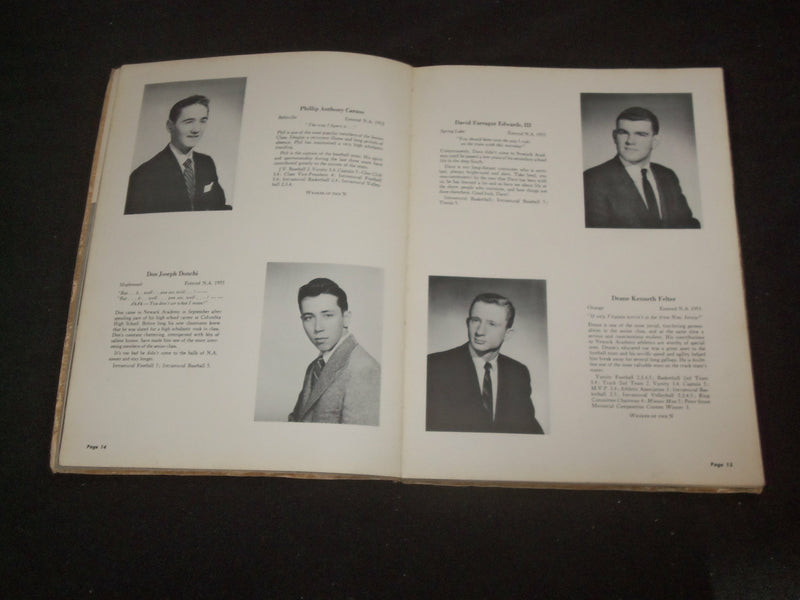 1956 POLYMNIAN NEWARK ACADEMY SCHOOL YEARBOOK - LIVINGSGTON, NJ - YB 1987