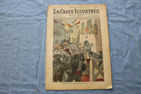 1906 MAY 13 LA CROIX ILLUSTREE MAGAZINE - ARRIVEE A NAPLES - FRENCH - NP 8651